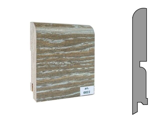 Плинтус шпонированный  Finitura  120х15х2400мм арт.022